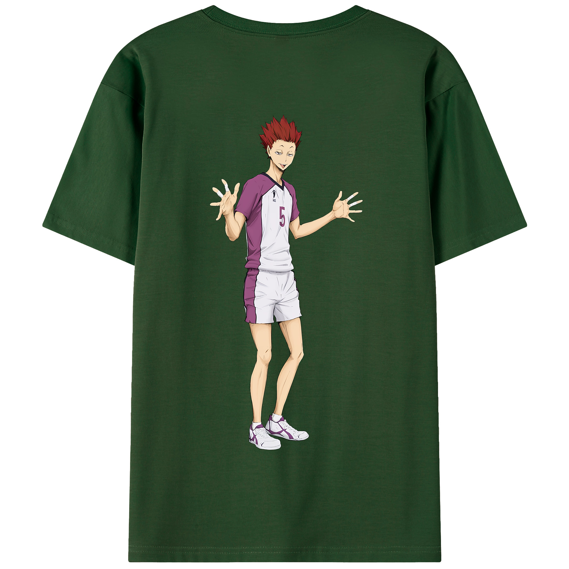 （画像用） ハイキュー!! Haikyu!! 綿100％半袖Tシャツ（背面プリント）